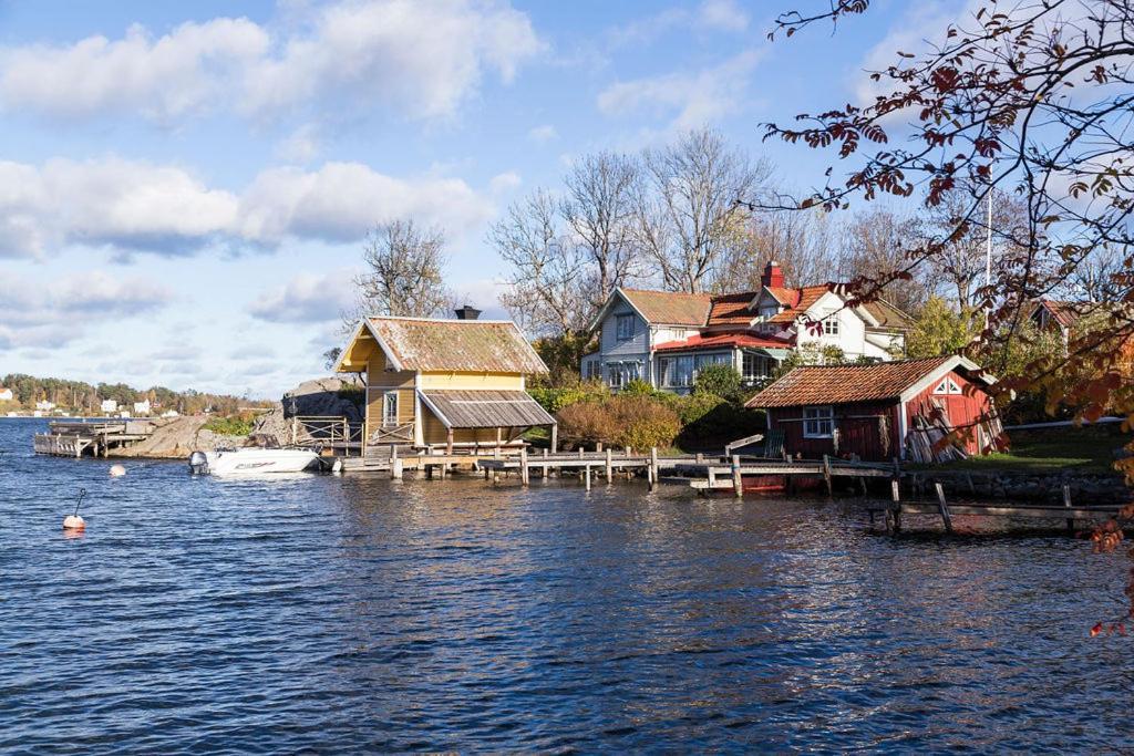 Apartamento Bla Huset Vaxholm Exterior foto